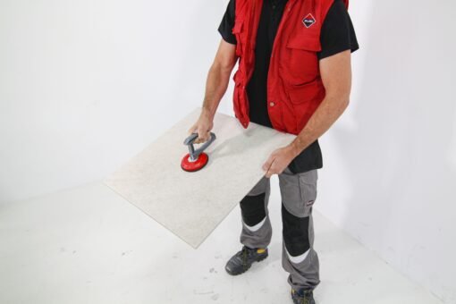 vacuum pump suction cup tiles ceramic large formats building tools rubi