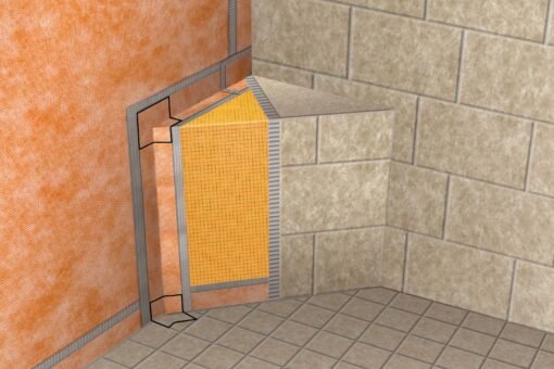 kerdi kereck kers b waterproofing corners schluter shower system