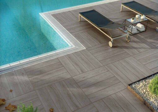 wood matt floor tile dist. by ICASA