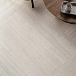 porcelain travertine matt floor tile dist. by ICASA