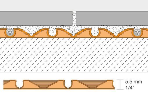 electric floor warming ditra heat waterproofing vapor management