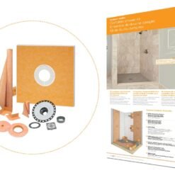 kerdi shower waterproof kit schluter building materials