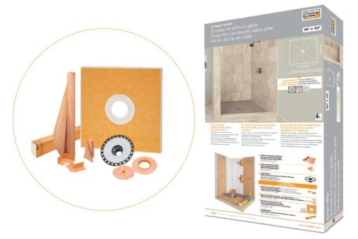 kerdi shower waterproof kit schluter building materials